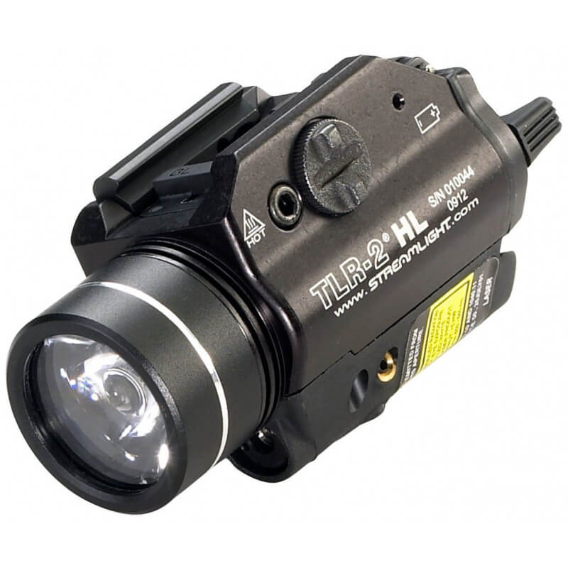Lampe tactique TLR2 HL avec laser rouge pour montage sur arme STREAMLIGHT LeChasseur