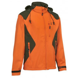 Blouson Softshell -Orange/Kaki PERCUSSION