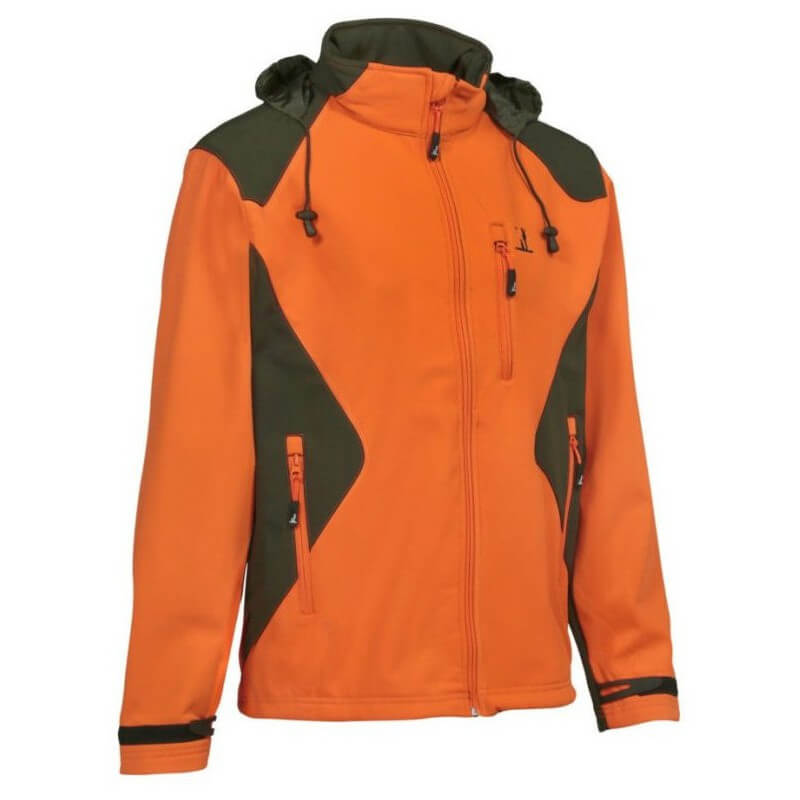 Blouson Softshell -Orange/Kaki