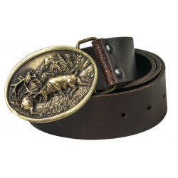 Ceinture en cuir - Cerf - FRITZMANN