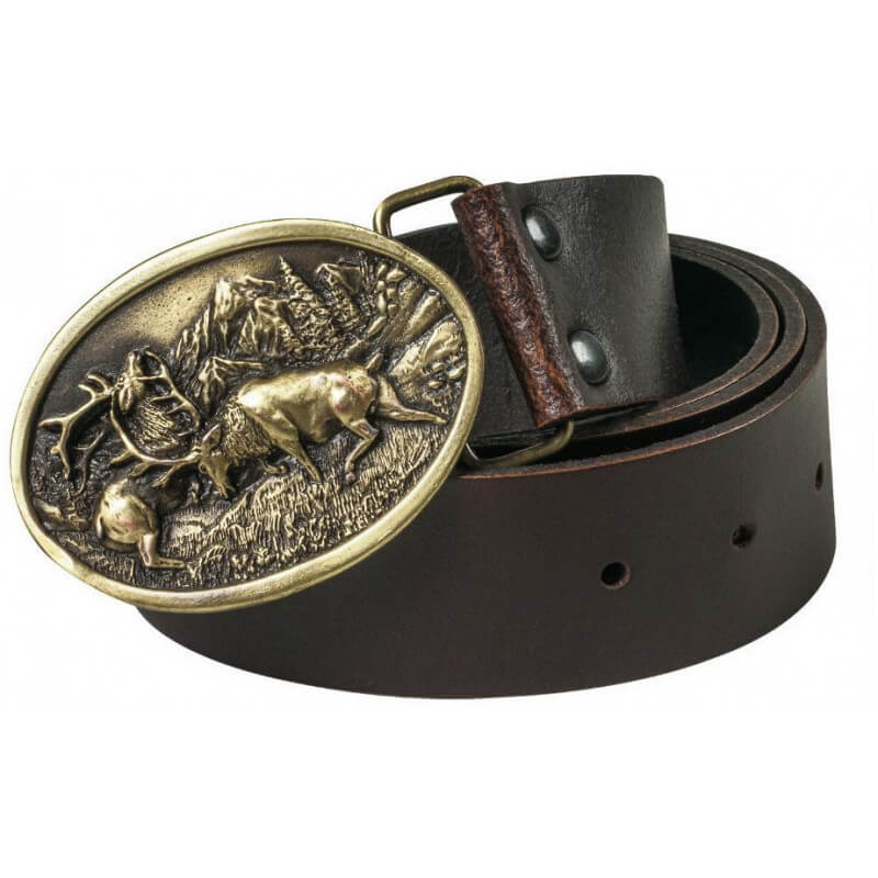 ceinture en cuir cerf fritzmann