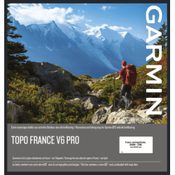 Carte TOPO V6 PRO France entière + DROM-COM - GARMIN