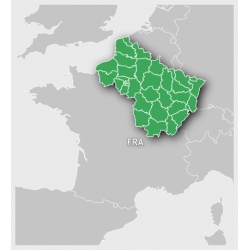 Carte TOPO France V6 Nord Est - GARMIN