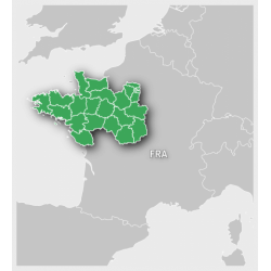 Carte TOPO France V6 Nord Ouest - GARMIN