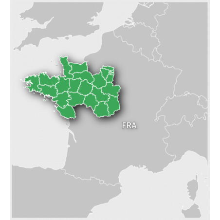 Carte Topo France V6 Nord Ouest Garmin Le Chasseur