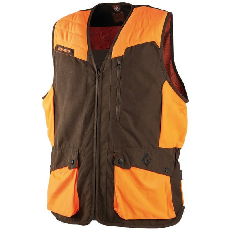 gilet classy orange/marron somlys