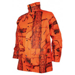 Veste de pluie enfant camo orange - T425K - TREELAND