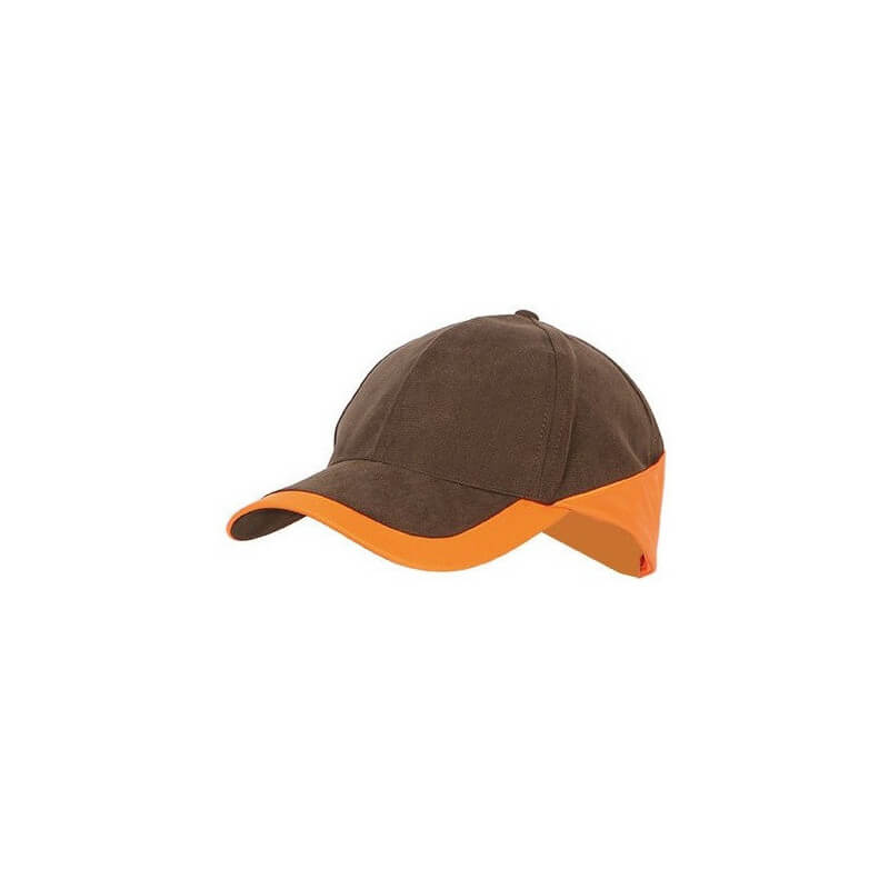 casquette légère marron orange somlys