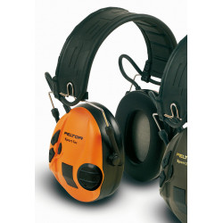 CASQUE AEARO PELTOR SPORT TAC COQUILLES ORANGES/VERT