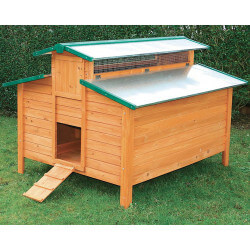 6 à 8 poules poulailler abri Ferme de Beaumont Poulailler Island Premium 