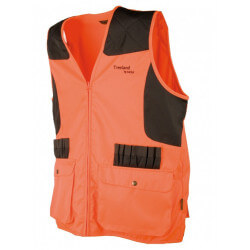 AtooDog Gilet de Chasse Fluo r/éfl/échissant Chasseur et Fier de l/être Faisan