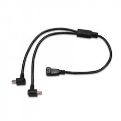 Cable adaptateur double pour chargeur allume-cigare