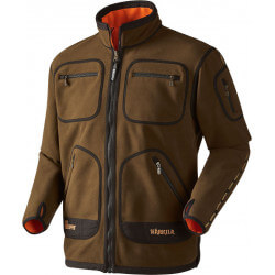 Veste polaire Kamko reversible Hunting Green/Orange Blaze