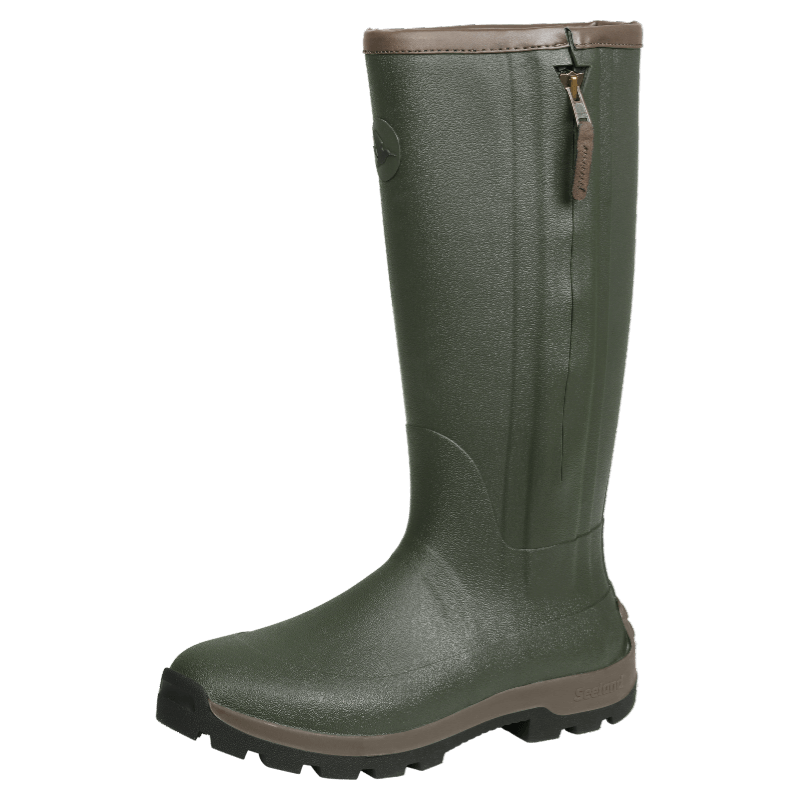 botte caoutchouc avec fermeture eclair