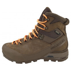 Chaussures Salomon X ALP MTN GTX FORCES - Lacets orange/coyote