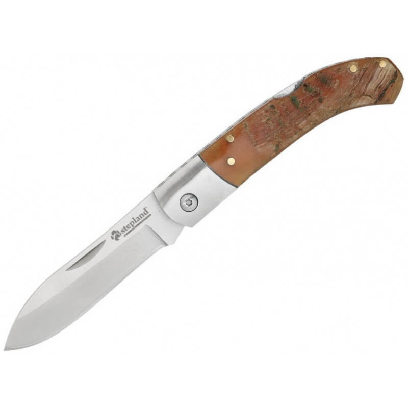 Couteau De Poche Lame Pliable Manche Mouflon Stepland Le Chasseur Couteau De Poche Lame Pliable Manche Mouflon Stepland Le Chasseur