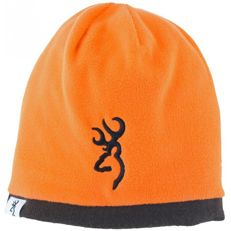 Bonnet réversible Deerscene orange