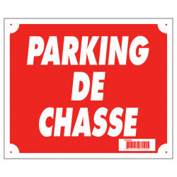 Panneau "Parking de chasse" 30x25cm - EUROP ARM