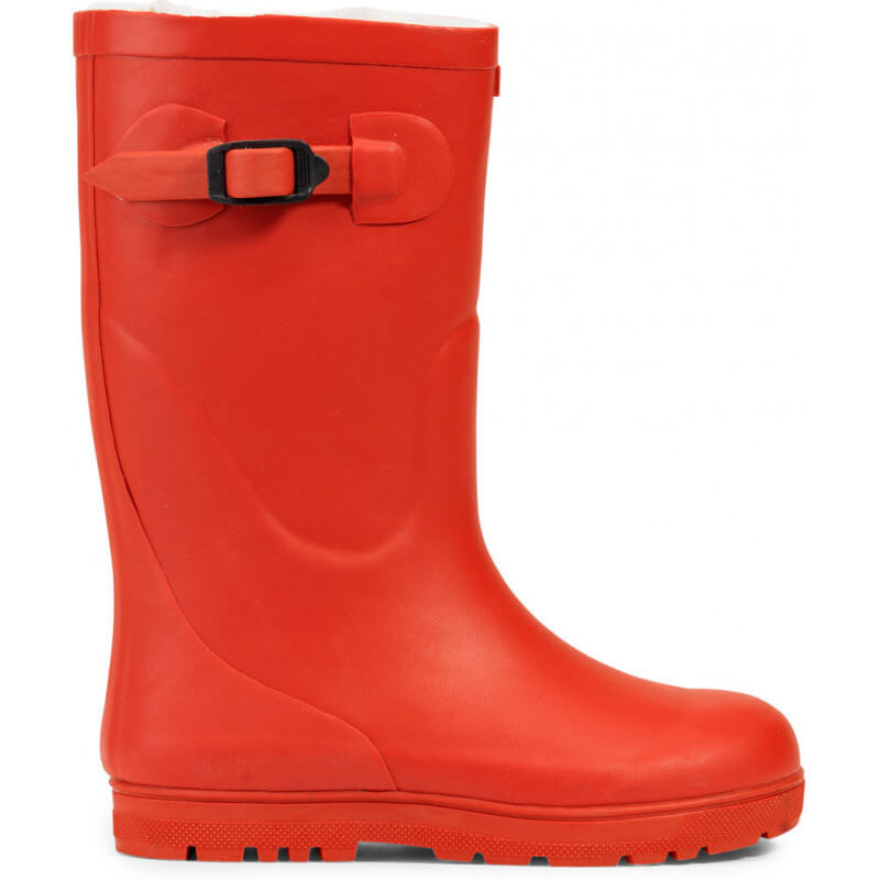 bottes de pluie fourrées