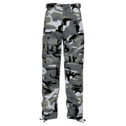 Pantalon BDU enfant Camo Urbain gris - PERCUSSION